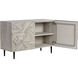 Lisboa 48 X 17.75 inch Light Grey / Antique Bronze Sideboard